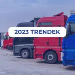 A 2023-as év trendjei  a fleet management esetében